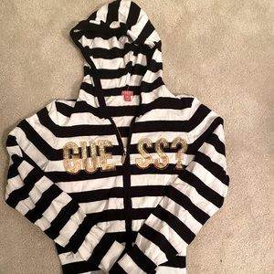 Guess zip up hoodie